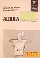 Hispano-Albula-Hispano Suiza Albula Tool Grinder, Operations and Parts Manual 1968-100-01